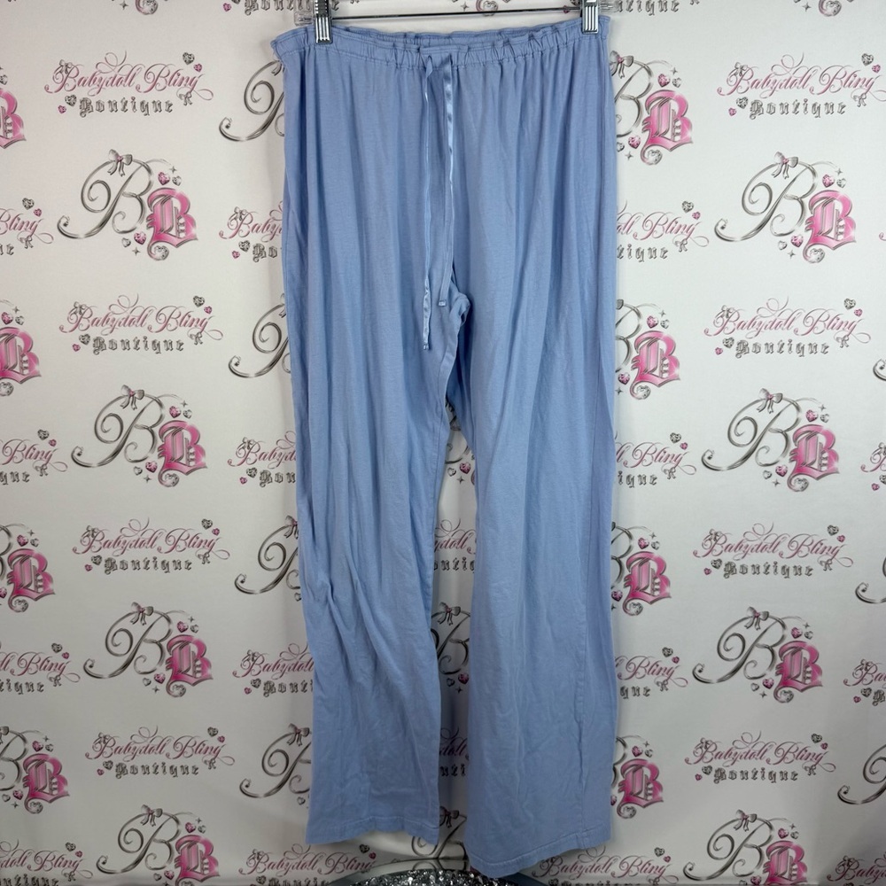 Kenneth Cole Reaction pants bottoms soft stretchy lounge cotton Sky Blue Pants